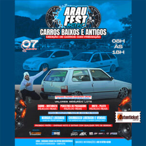 Araufest Baixos - Carros Baixos e Antigos